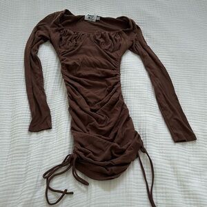 Princess Polly brown dress